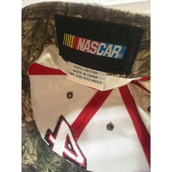 NASCAR Kevin Harvick 4 RealTree Camo Hat Adjustable Baseball Cap Racing - Picture 8 of 10
